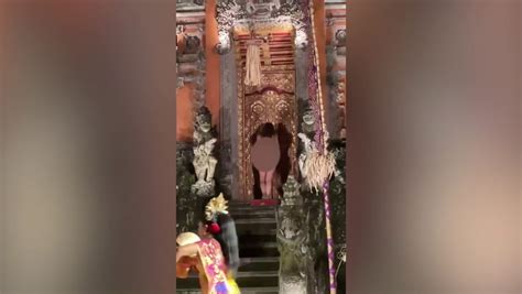 german woman bali|German tourist strips naked at Bali temple performance